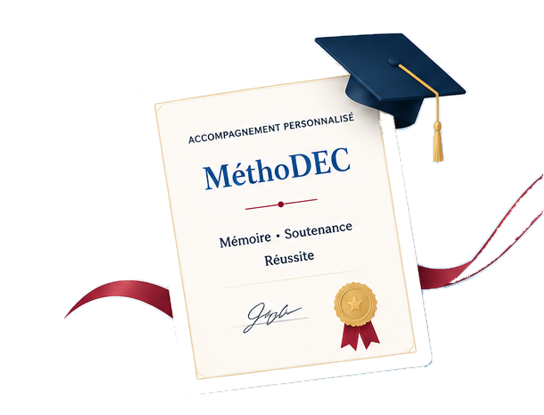 Certificat MéthoDEC — Accompagnement personnalisé, Mémoire, Soutenance, Réussite